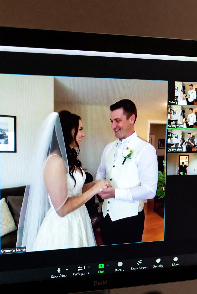 zoom online wedding Wedding Gallery