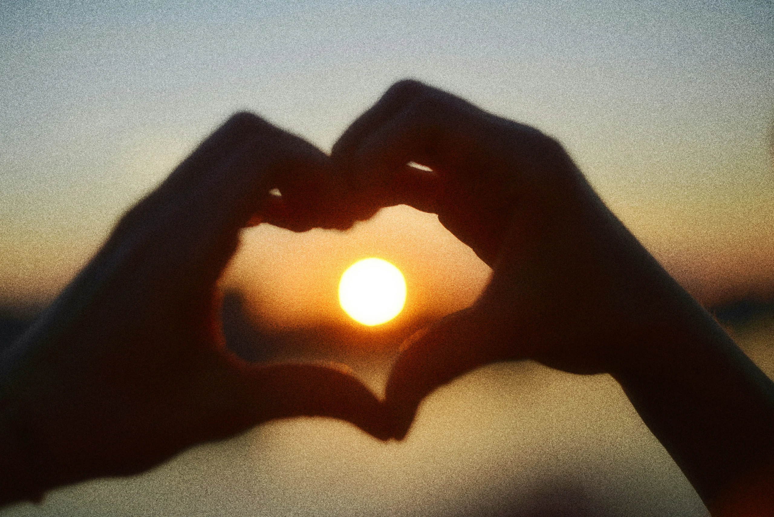 hand with love shape