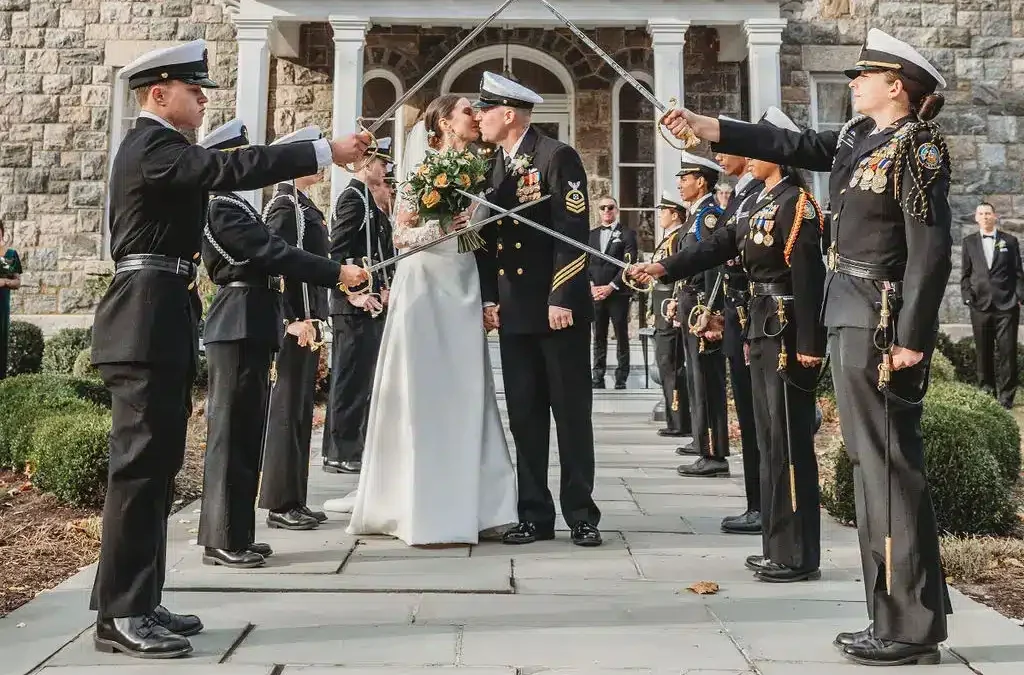 Military couple getting married online before deployment